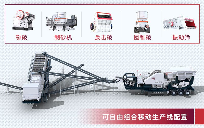 能夠多種配置的移動(dòng)式破碎機(jī)